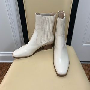 lulus white ankle boot
